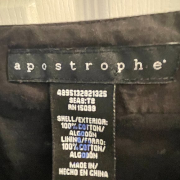 Apostrophe Black Lace Knee Length Dress Size 10 - Picture 4 of 4